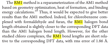 rm1 qm-mm halogen bonding